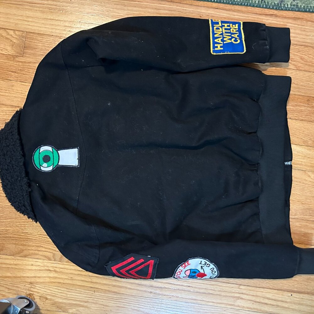 Patchwork Bomber Jacket - image 2